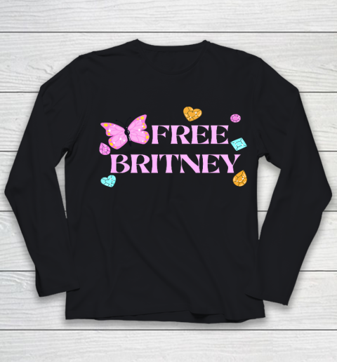 Free Britney FreeBritney Y2K Aesthetic Shirt Youth Long Sleeve