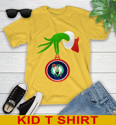Boston Celtics Grinch Merry Christmas NBA Basketball Youth T-Shirt 8