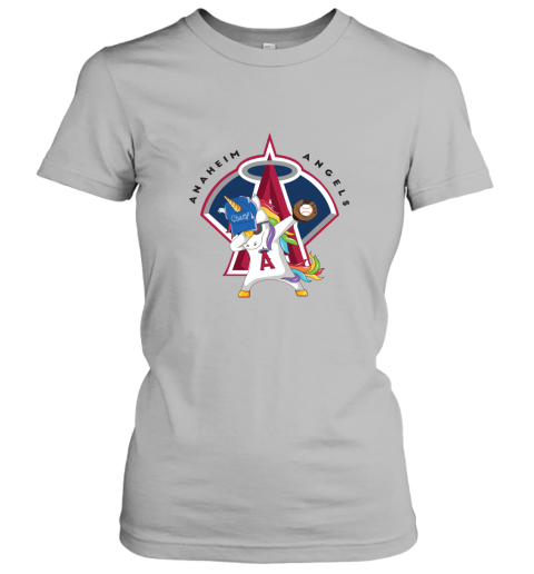 Hip Hop Dabbing Unicorn Flippin Love Los Angeles Angels Women's T-Shirt