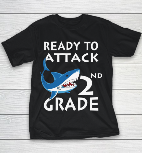 Back To School Shirt Ready to attack 2nd grade 1 Youth T-Shirt
