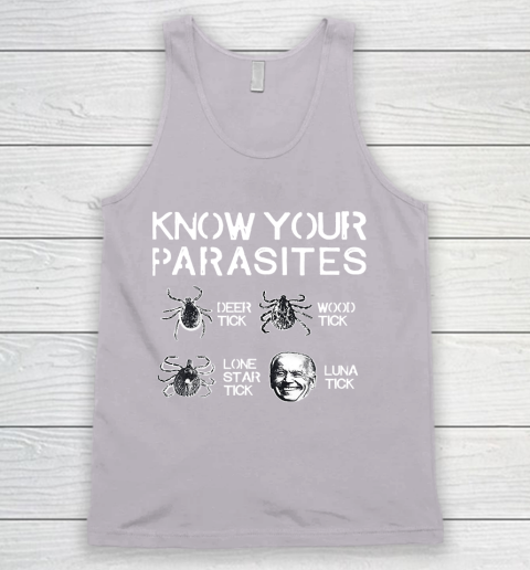 Know Your Parasites Funny Joe Biden Luna Tick Tank Top 3