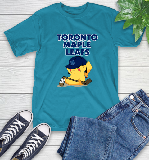NHL Pikachu Hockey Sports Toronto Maple Leafs T-Shirt 8