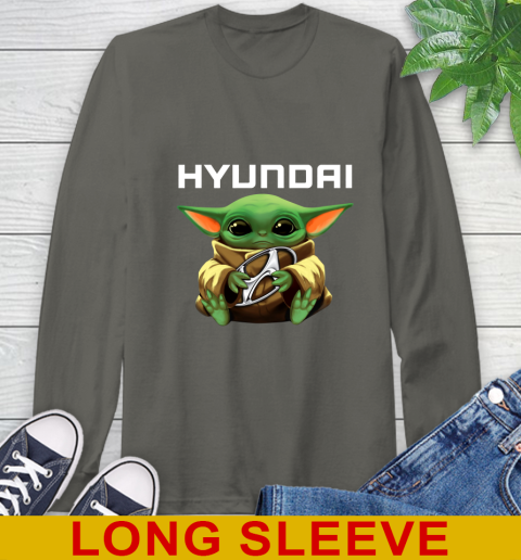 Star Wars Baby Yoda Hugs Hyundai Car Shirt 64
