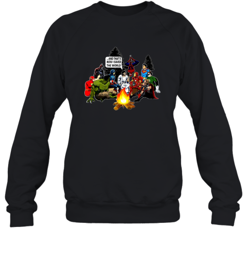 Jesus and Superheroes how to save the world shirt SweatShirt Sweatshirt