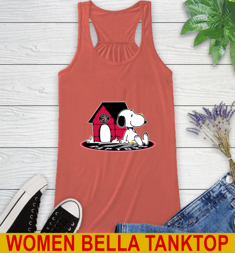 NBA Basketball Toronto Raptors Snoopy The Peanuts Movie Shirt Racerback Tank 4