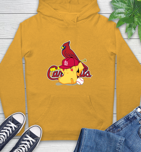 MLB Pikachu Baseball Sports St.Louis Cardinals Hoodie