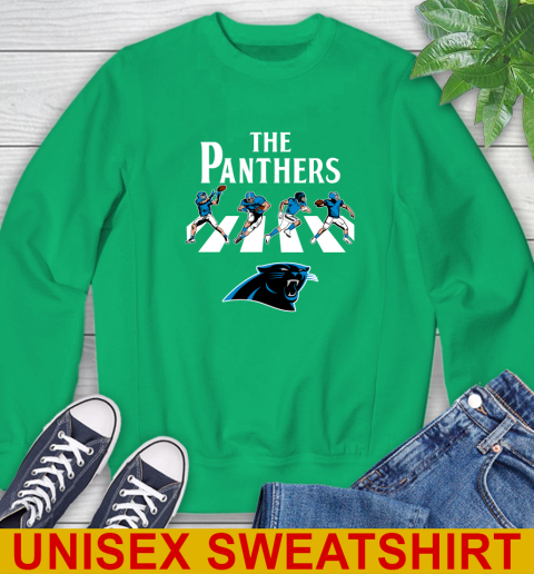 NFL Football Carolina Panthers The Beatles Rock Band Shirt Sweatshirt 8