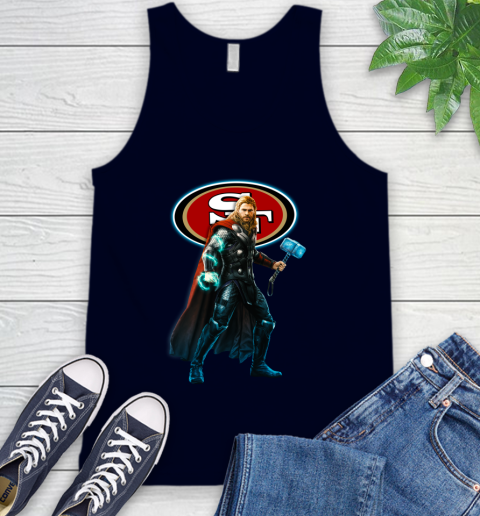 NFL Thor Avengers Endgame Football San Francisco 49ers Tank Top 3