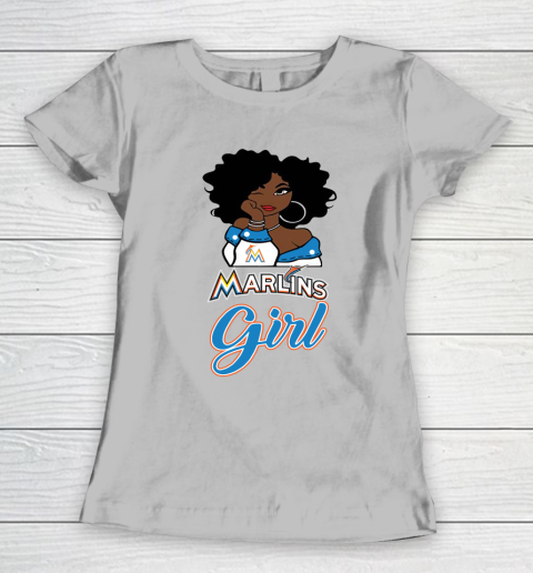 Miami Marlinss Girl MLB Women's T-Shirt 6