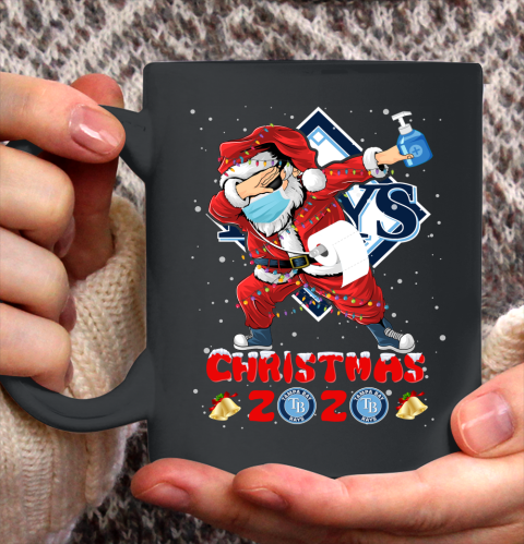Tampa Bay Rays Funny Santa Claus Dabbing Christmas 2020 MLB Ceramic Mug 11oz 2
