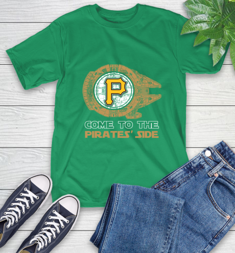 MLB Come To The Pittsburgh Pirates Side Star Wars Baseball Sports T-Shirt 7