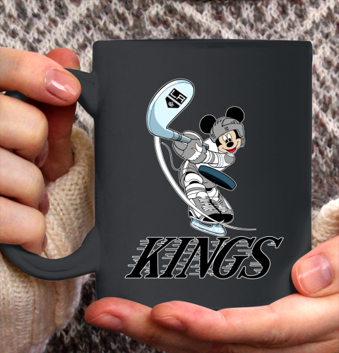 NHL Hockey Los Angeles Kings Cheerful Mickey Mouse Shirt Ceramic Mug 15oz