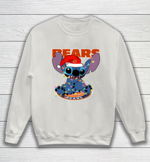 Chicago Bears NFL Football noel stitch Christmas Sweatshirt 8