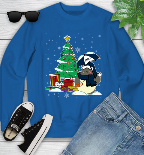 Seattle Seahawks NFL Football Cute Tonari No Totoro Christmas Sports Youth Sweatshirt 7