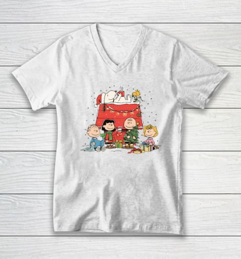 Peanuts Snoopy Christmas Shirt V-Neck T-Shirt Peanuts Snoopy Christmas Shirt V-Neck T-Shirt