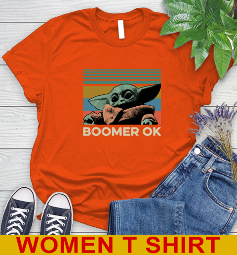 Baby Yoda Boomer OK Star Wars Vintage Shirts 87