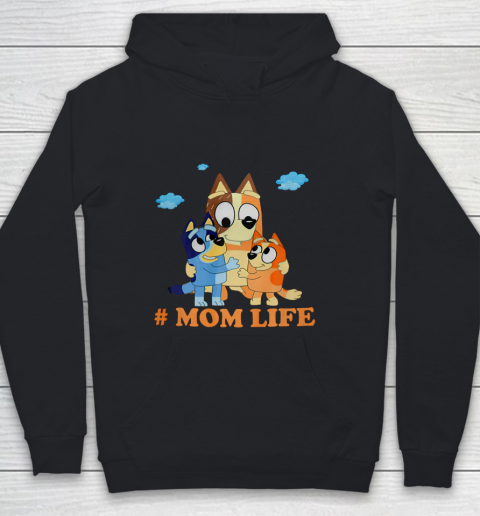 I Love Mom Blueys Love Parents Day #Momlife Youth Hoodie