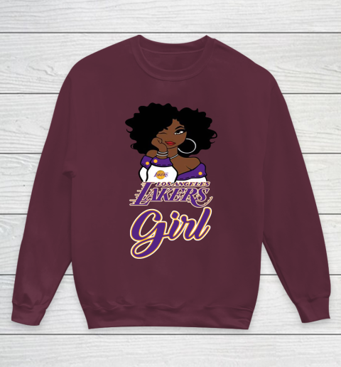 Los Angeles Lakers Girl NBA Youth Sweatshirt 5