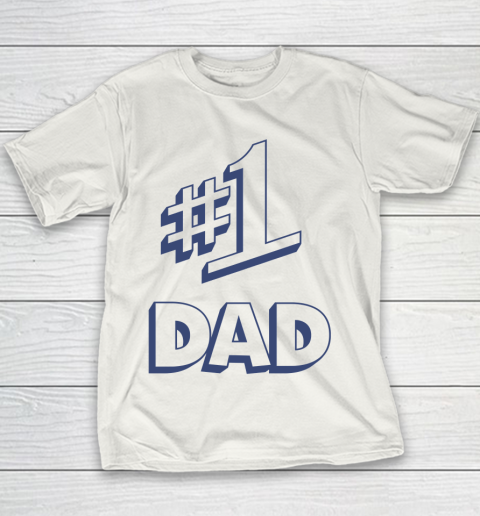 Number 1 Dad #1 Dad Youth T-Shirt