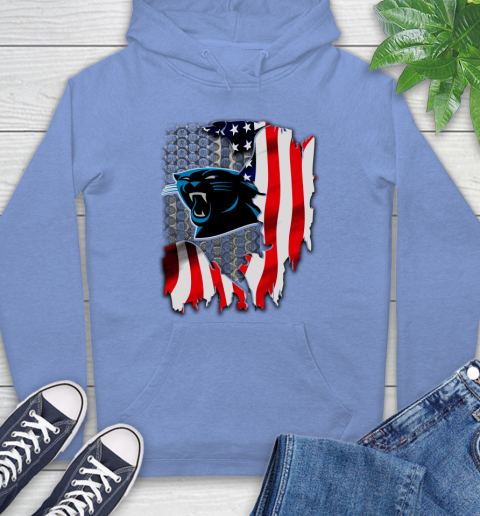 Carolina Panthers NFL Football American Flag Hoodie 11
