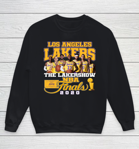 Los Angeles Lakers NBA Finals Champion 2020 The Lakers Show Youth Sweatshirt