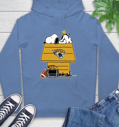 Jacksonville Jaguars NFL Football Snoopy Woodstock The Peanuts Movie Hoodie 11