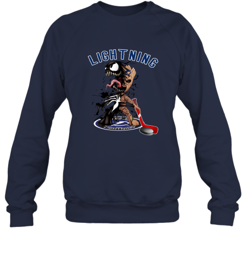 NHL Tampa Bay Lightning Hockey Venom Groot Guardians Of The Galaxy jA5BVDWBrFx sweatshirt 35 95 151514 front navy