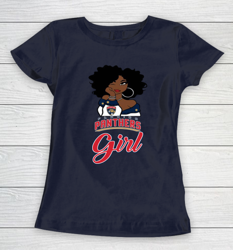 Florida Panthers Girl NHL Women's T-Shirt 4