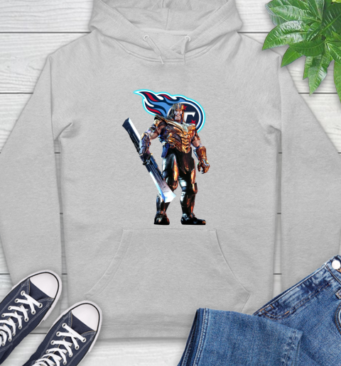 NFL Thanos Gauntlet Avengers Endgame Football Tennessee Titans Hoodie 6