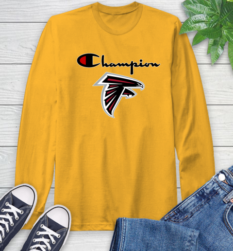 NFL Football Atlanta Falcons Champion Shirt Long Sleeve T-Shirt 2
