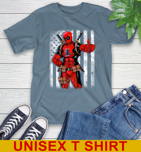 MLB Baseball Kansas City Royals Deadpool American Flag Shirt T-Shirt 8