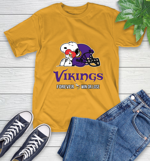NFL The Peanuts Movie Snoopy Forever Win Or Lose Football Minnesota Vikings 3