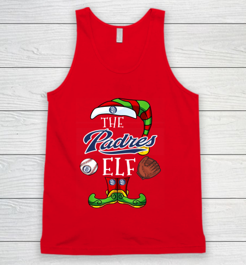 San Diego Padres Christmas ELF Funny MLB Tank Top 5