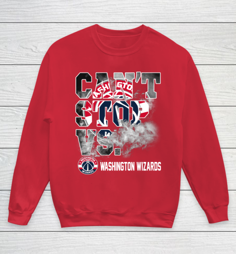 NBA Washington Wizards Basketball Can't Stop Vs Youth Sweatshirt 7