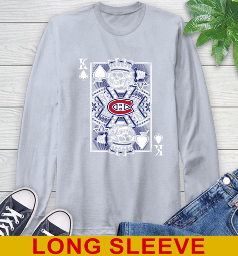 Montreal Canadiens NHL Hockey The King Of Spades Death Cards Shirt Long Sleeve T-Shirt 6