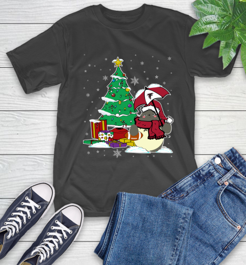 Atlanta Falcons NFL Football Cute Tonari No Totoro Christmas Sports T-Shirt