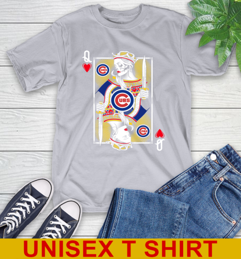 MLB Baseball Chicago Cubs The Queen Of Hearts Card Shirt T-Shirt 5