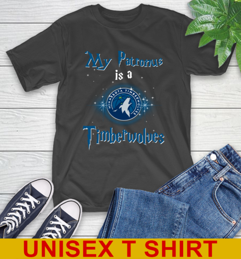 NBA Basketball Harry Potter My Patronus Is A Minnesota Timberwolves T-Shirt