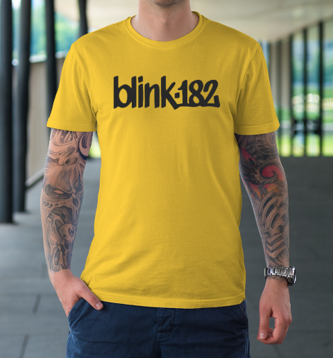 Blink 182 yellow sales shirt