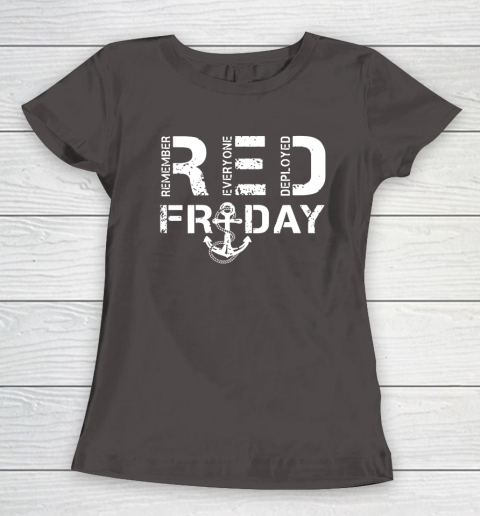 On Fridays We Wear Red Friday Military Navy Soldiers Women's T-Shirt 7