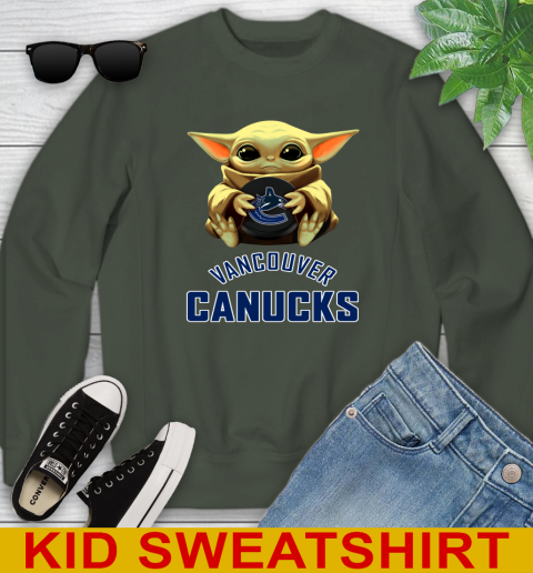 NHL Hockey Vancouver Canucks Star Wars Baby Yoda Shirt 121