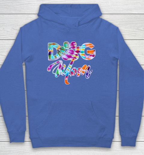 Dog Mom Shirt Tie Dye Dog Mom Apparel for Women Dog Lover Gifts Paw Hoodie 6