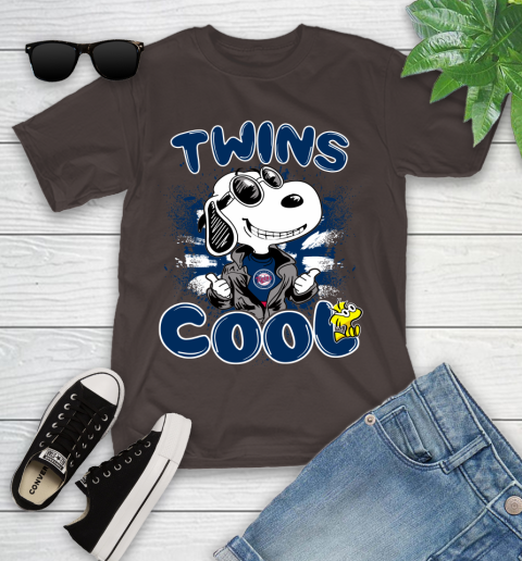 MLB Baseball Minnesota Twins Cool Snoopy Shirt Youth T-Shirt 6