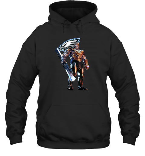 NFL Thanos Marvel Avengers Endgame Football Philadelphia Eagles Hoodie