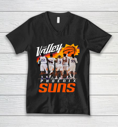 2021 Ph oenixs Suns Playoffs Rally The Valley City Jersey V-Neck T-Shirt