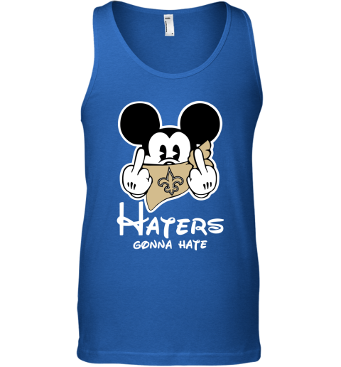 Nfl New Orleans Saints Nfl New Orleans Saints Haters Gonna Hate Mickey Mouse  T-Shirt - Fashions Fade, Style Is Eternal