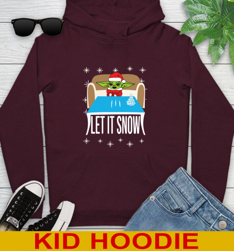 Christmas Baby Yoda And Cocaine Let It Snow Star Wars Shirts 134