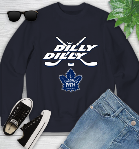NHL Toronto Maple Leafs Dilly Dilly Hockey Sports Youth Sweatshirt 3