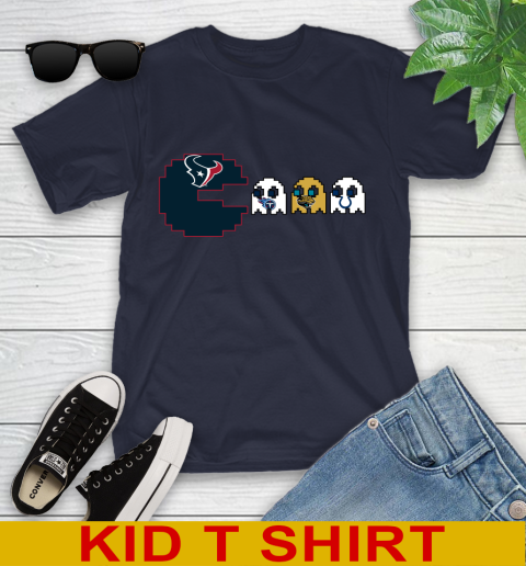 Houston Texans NFL Football Pac Man Champion Youth T-Shirt 3