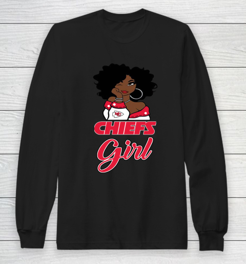 Kansas City Chiefs Girl NFL Long Sleeve T-Shirt